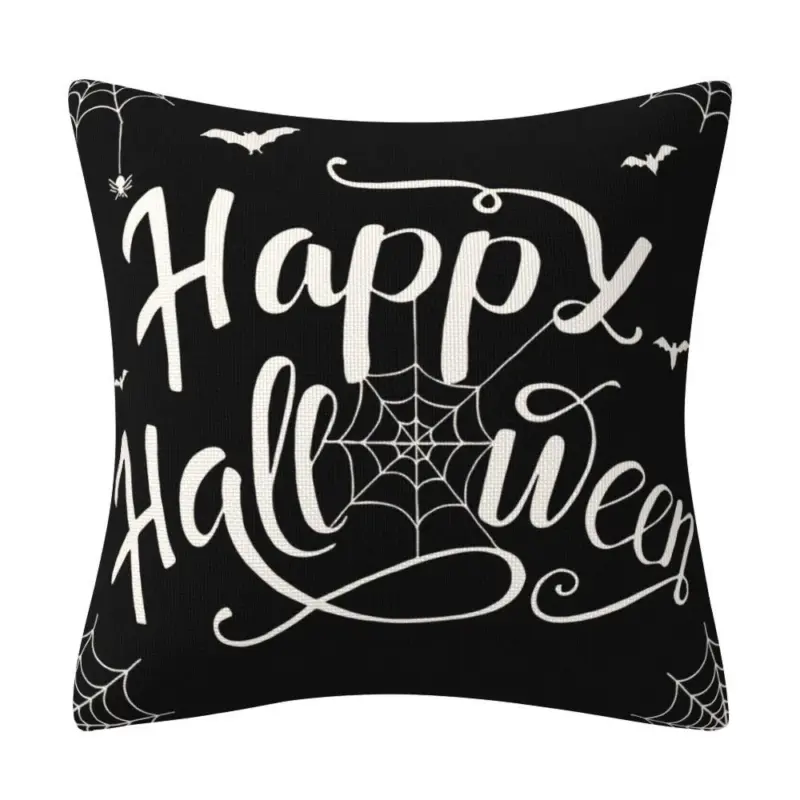 Halloween Pillow Cover Home Decoration Linen Cushion tag1