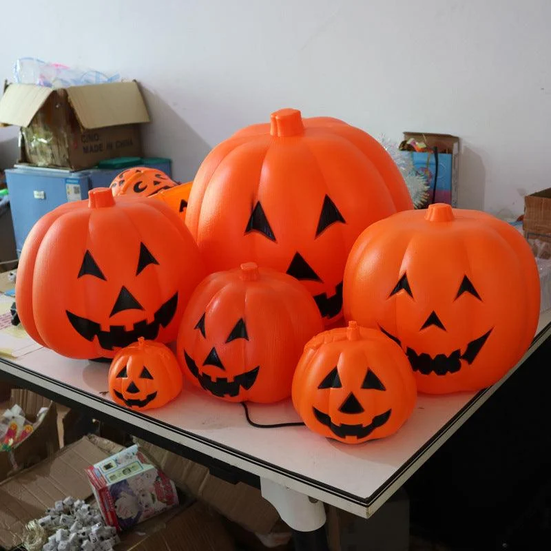 Halloween Plastic Luminous Pumpkin Lamp -  - #tag1#