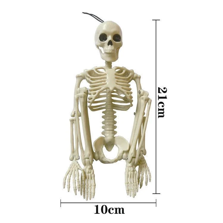 Halloween Plastic Skull Ghost Skeleton Decoration Props -  - #tag1#