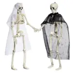 Halloween Plastic Skull Ghost Skeleton Decoration Props tag1