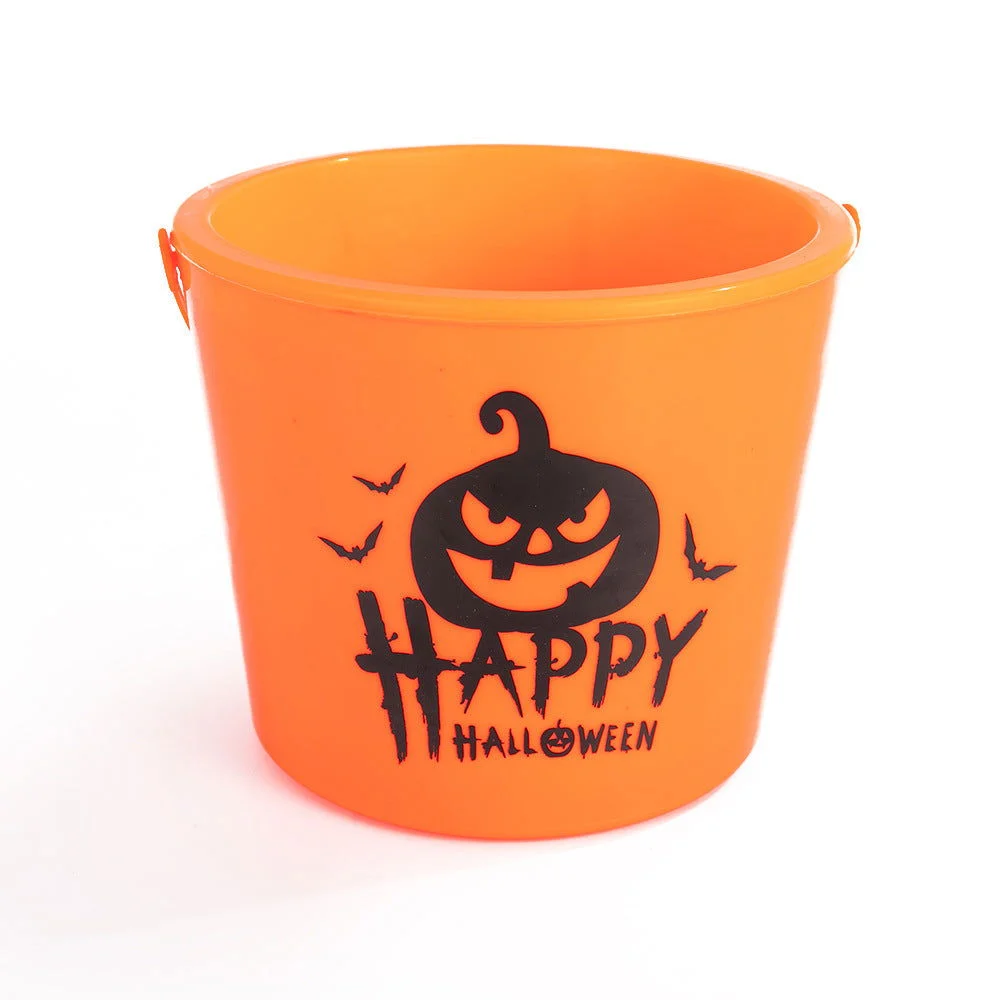 Halloween Portable Glowing Pumpkin Bucket -  - #tag1#