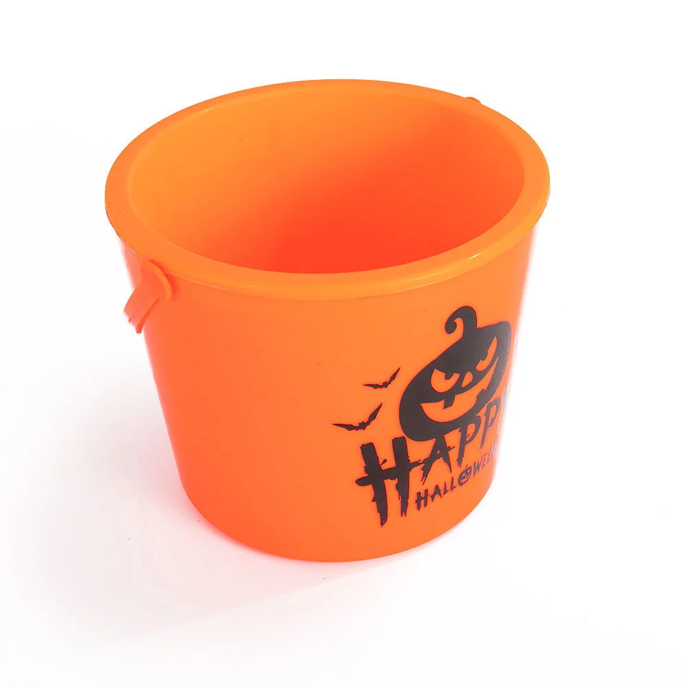 Halloween Portable Glowing Pumpkin Bucket -  - #tag1#