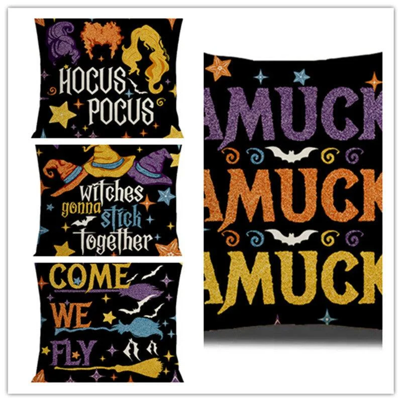 Halloween Printed Home Decoration Sofa Cushion Pillow Cover -  - #tag1#