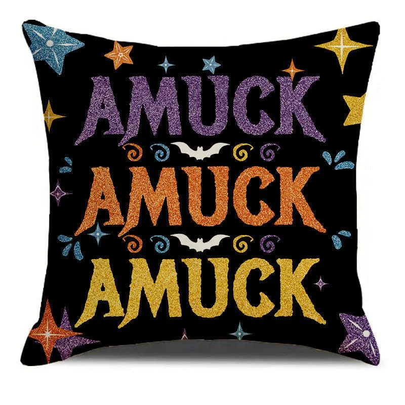 Halloween Printed Home Decoration Sofa Cushion Pillow Cover -  - #tag1#