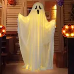 Halloween Props Luminous White Ghost Outdoor Decoration Ornaments tag1
