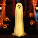 Halloween Props Luminous White Ghost Outdoor Decoration Ornaments tag1