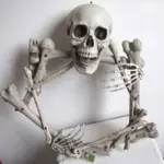 Halloween_Props_Plastic_Skull_Skeleton_Garland_-_-_tag1_-4261694 Halloween Props Plastic Skull Skeleton Garland tag1