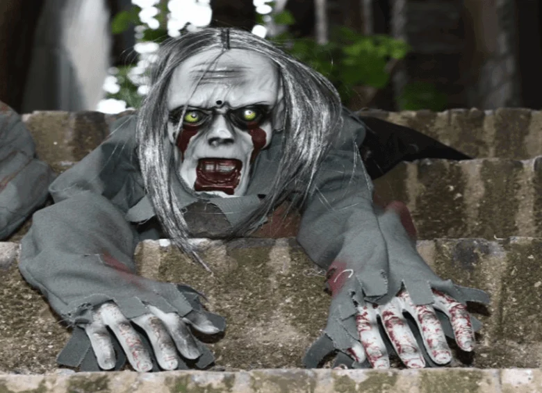 Halloween Props Scary Crawling Doll -  - #tag1#