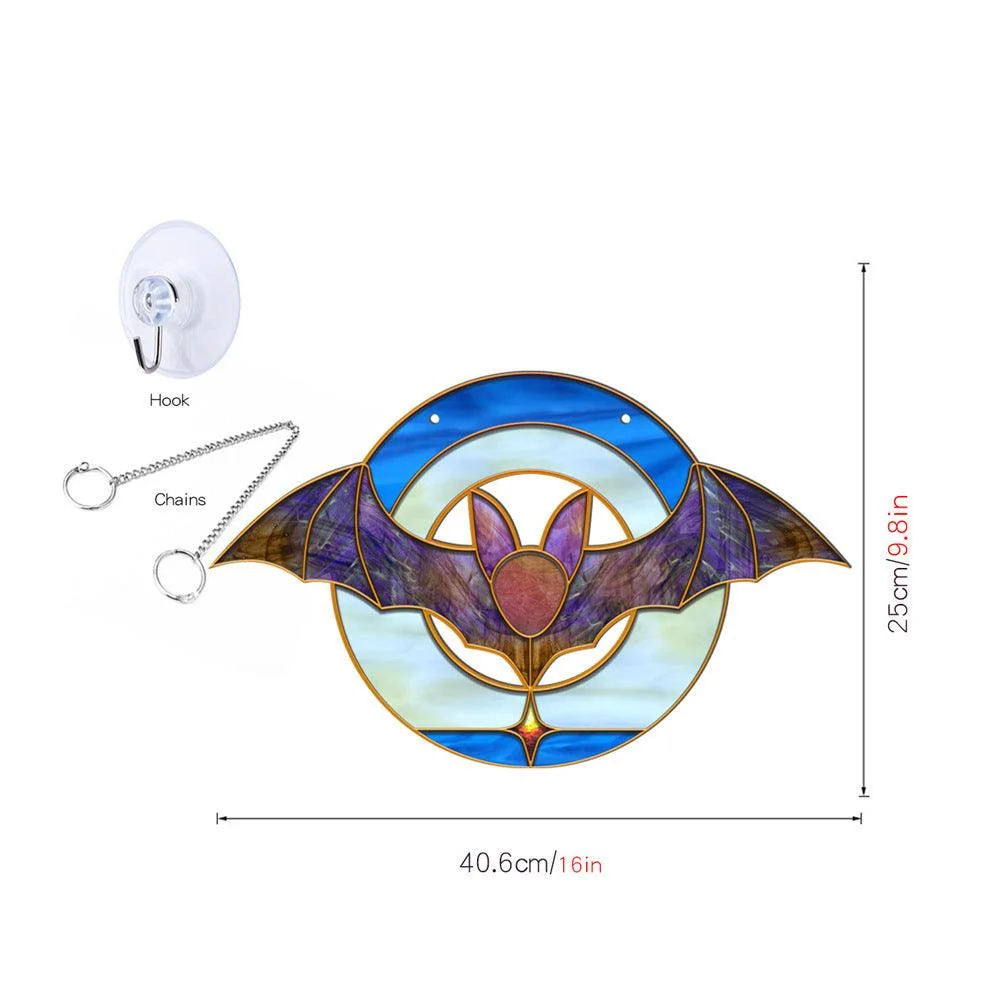 Halloween Pumpkin Bat Ghost Acrylic Hang Decorations -  - #tag1#