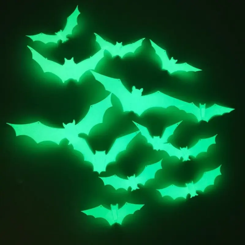 Halloween Pumpkin Bat Shape Craft Hanging Decoration tag1