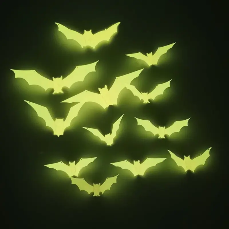 Halloween Pumpkin Bat Shape Craft Hanging Decoration tag1