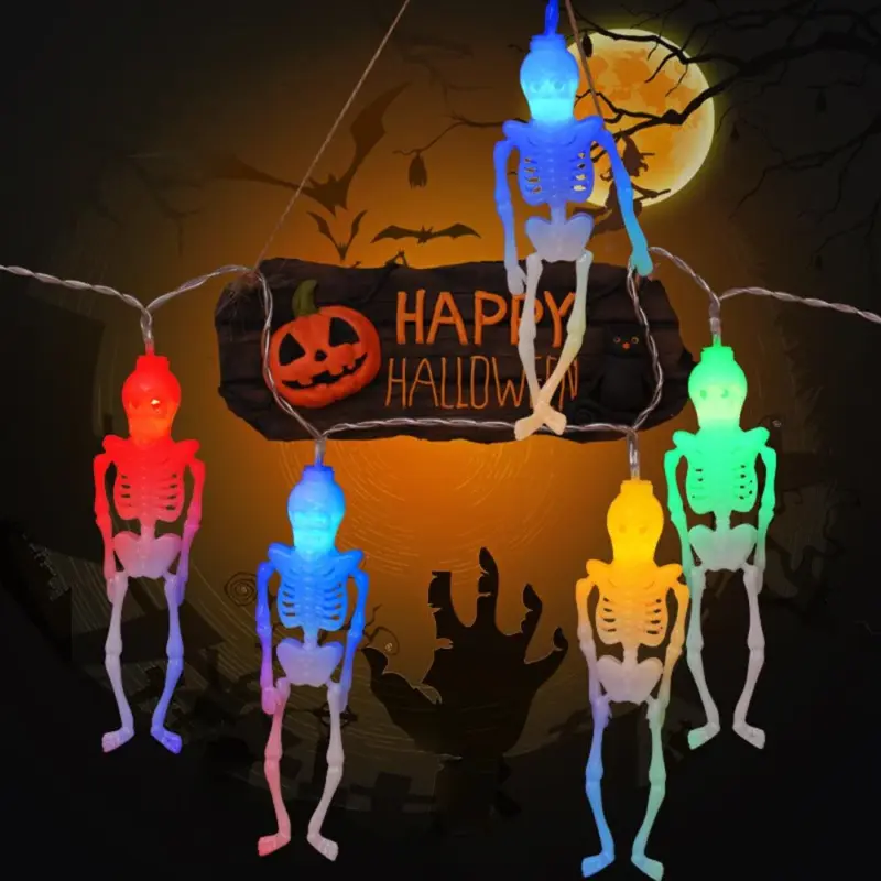 Halloween Pumpkin Battery Atmosphere Decoration Lights tag1