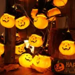 Halloween Pumpkin Battery Atmosphere Decoration Lights tag1