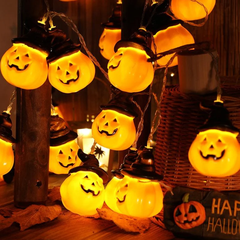 Halloween Pumpkin Battery Atmosphere Decoration Lights -  - #tag1#