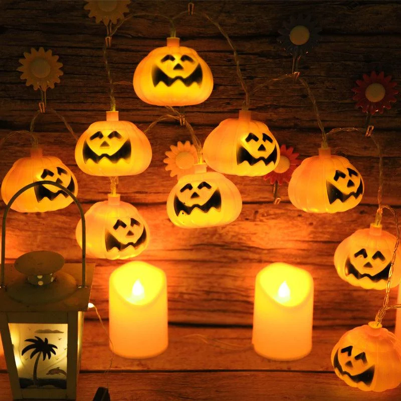 Halloween Pumpkin Battery Atmosphere Decoration Lights -  - #tag1#