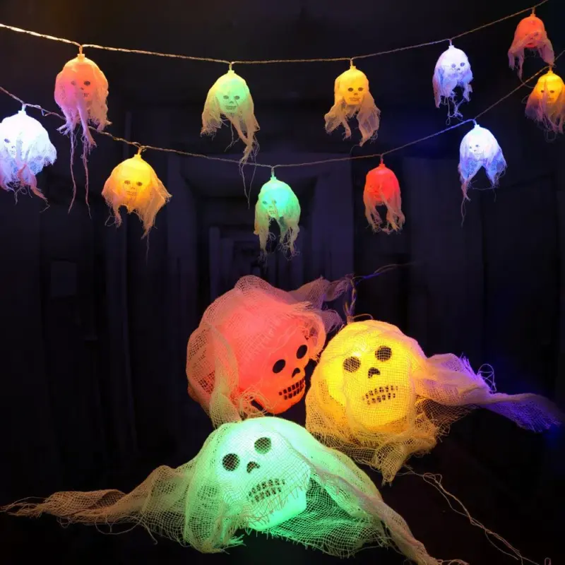 Halloween Pumpkin Battery Atmosphere Decoration Lights tag1