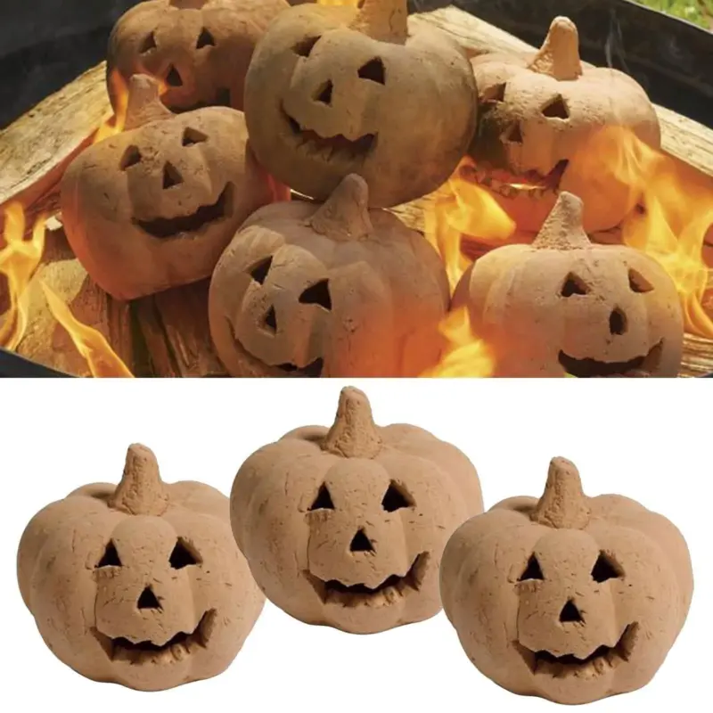 Halloween Pumpkin Campfire Stove Barbecue Party Decoration tag1