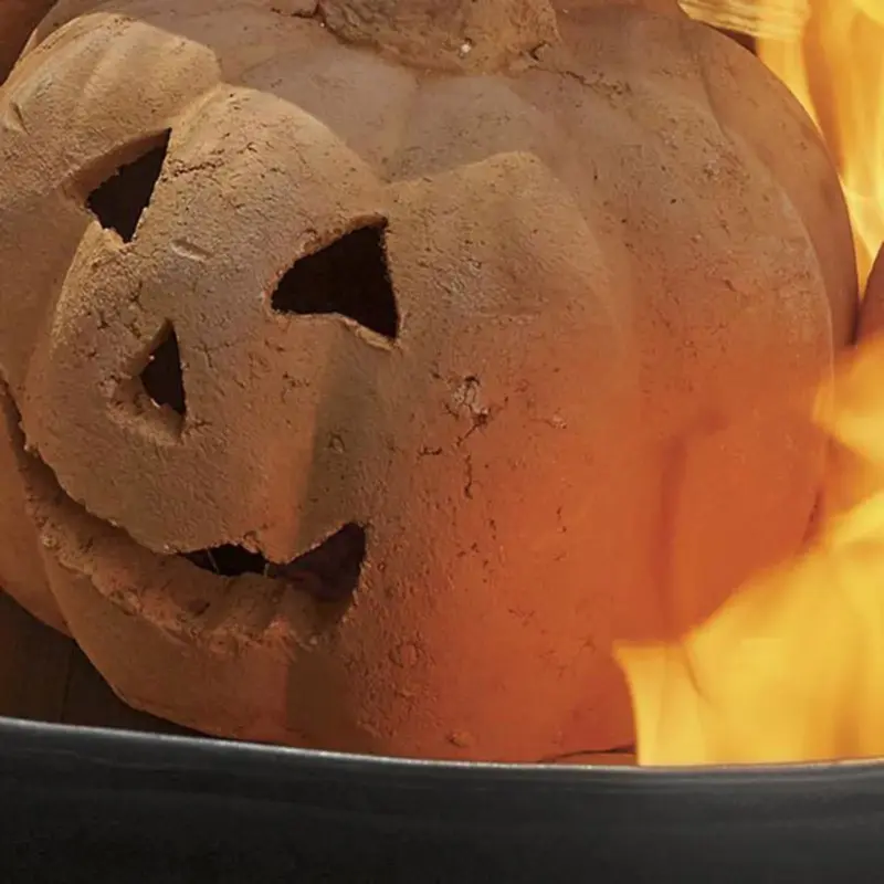 Halloween Pumpkin Campfire Stove Barbecue Party Decoration tag1