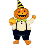 Halloween Pumpkin Car Pendant Acrylic Flat Ornament tag1
