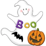 Halloween Pumpkin Car Pendant Acrylic Flat Ornament tag1
