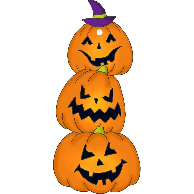 Halloween Pumpkin Car Pendant Acrylic Flat Ornament -  - #tag1#