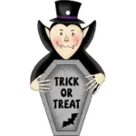 Halloween Pumpkin Car Pendant Acrylic Flat Ornament tag1