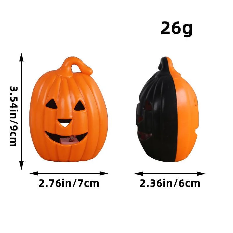Halloween Pumpkin Decoration Children's Portable Lamp Cage Luminous Bucket Props -  - #tag1#