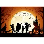 Halloween Pumpkin Diy Full Diamond 5D Diamond Painting tag1