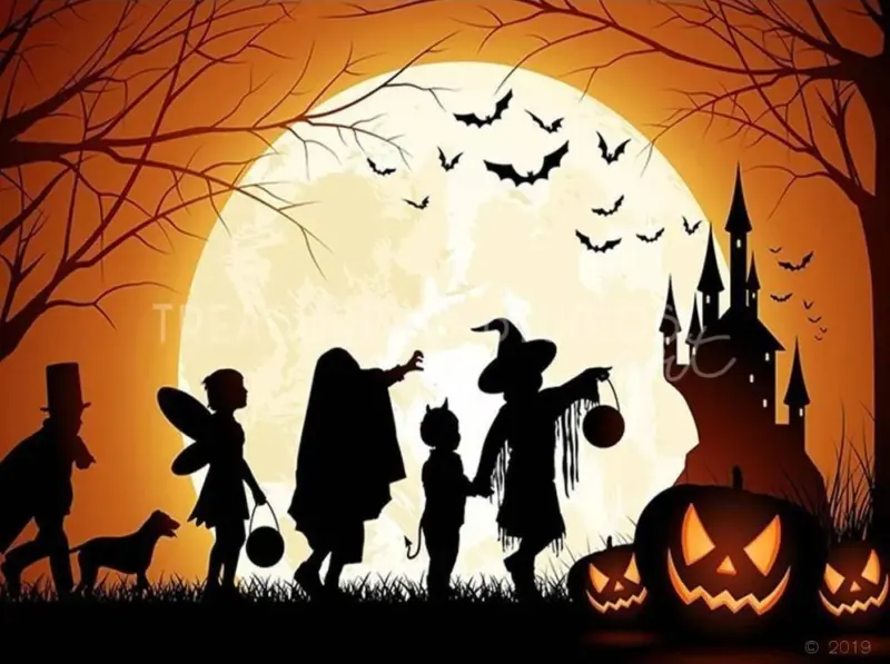 Halloween Pumpkin Diy Full Diamond 5D Diamond Painting tag1