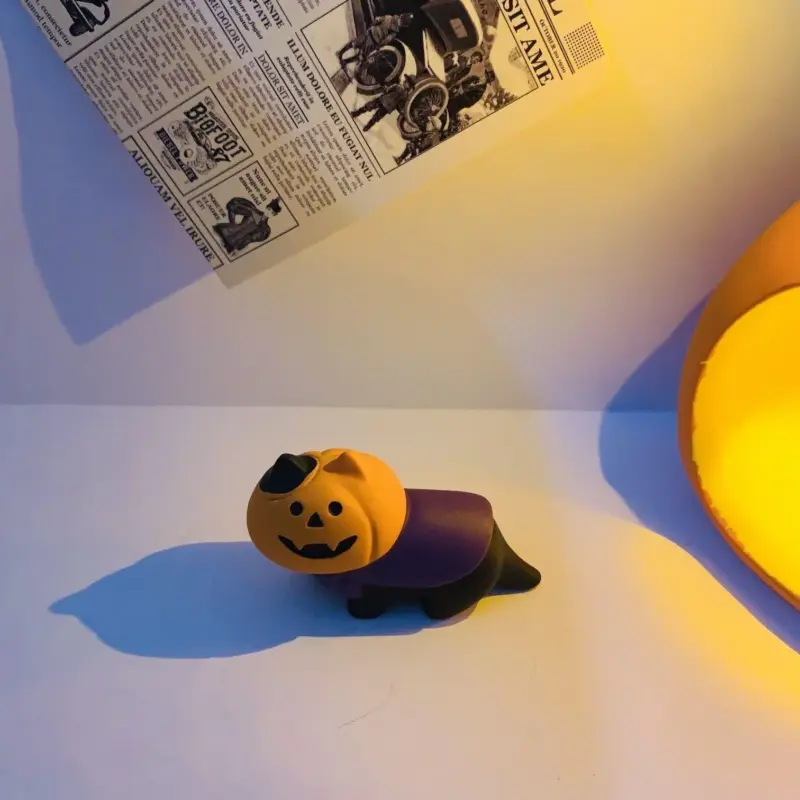 Halloween Pumpkin House Fashion Play Doll Gift Table Decorative Ornaments tag1