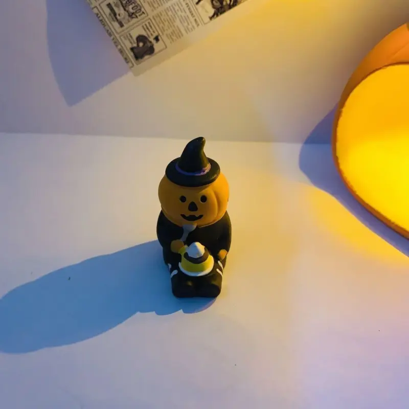 Halloween Pumpkin House Fashion Play Doll Gift Table Decorative Ornaments tag1