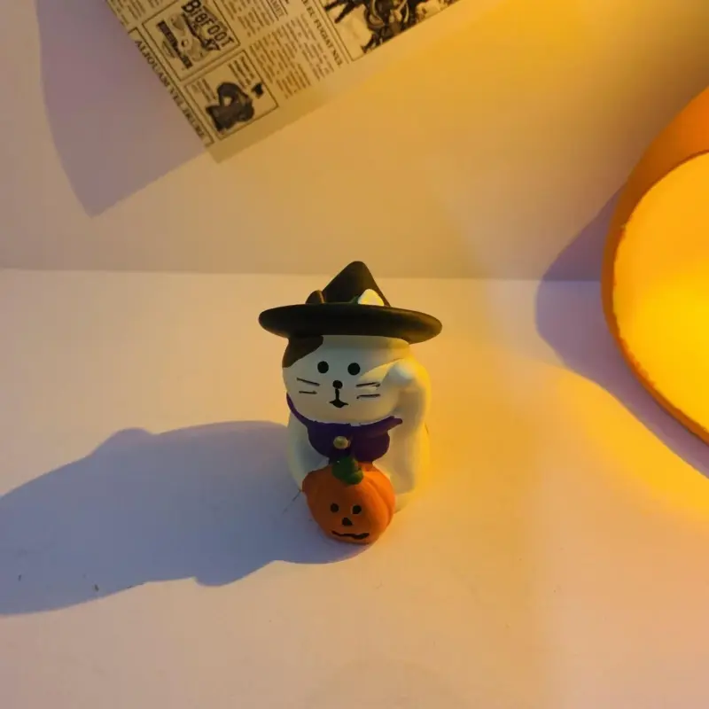 Halloween Pumpkin House Fashion Play Doll Gift Table Decorative Ornaments tag1