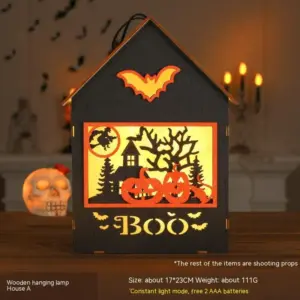 Halloween Pumpkin Lamp Children's Portable Lantern Luminous Ornaments Kindergarten Scene Decorative Ornaments Desktop