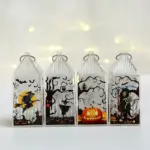 Halloween Pumpkin Lamp Decorations Children s Portable Small Night Lamp Cage Desktop Decoration Layout Props tag1