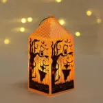 Halloween Pumpkin Lamp Decorations Children s Portable Small Night Lamp Cage Desktop Decoration Layout Props tag1