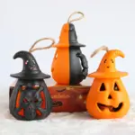 Halloween Pumpkin Lantern LED Colorful Home Party Decoration tag1