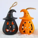 Halloween Pumpkin Lantern LED Colorful Home Party Decoration tag1