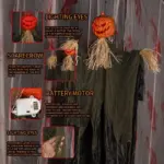 Halloween Pumpkin Luminous Sound Induction Decoration Props tag1