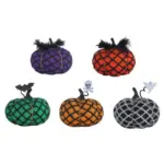 Halloween Pumpkin Ornaments Holiday Party Decorations tag1