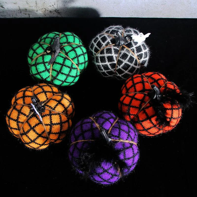 Halloween Pumpkin Ornaments Holiday Party Decorations -  - #tag1#