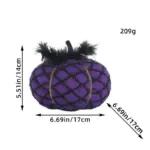 Halloween Pumpkin Ornaments Holiday Party Decorations tag1