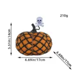 Halloween Pumpkin Ornaments Holiday Party Decorations tag1