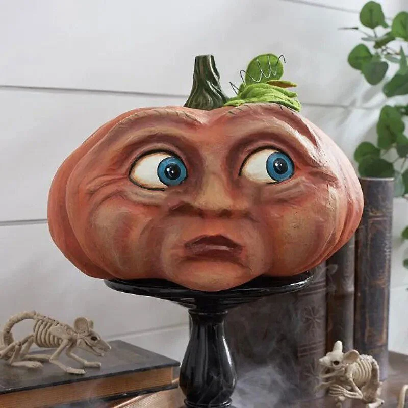 Halloween Pumpkin Outdoor Decoration - Funny Pumpkin Head Home Decoration -  - #tag1#