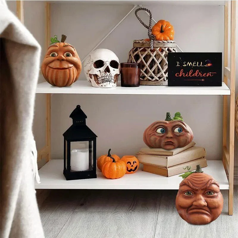 Halloween Pumpkin Outdoor Decoration - Funny Pumpkin Head Home Decoration -  - #tag1#