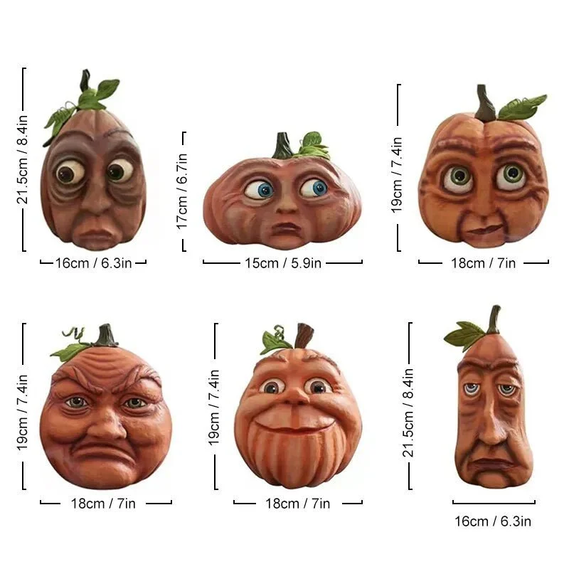 Halloween Pumpkin Outdoor Decoration - Funny Pumpkin Head Home Decoration -  - #tag1#