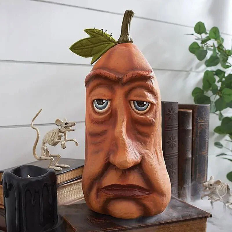 Halloween Pumpkin Outdoor Decoration - Funny Pumpkin Head Home Decoration -  - #tag1#