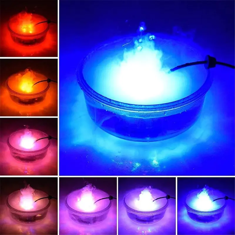 Halloween Pumpkin Smoke Witch Bucket Color Changing Lights tag1