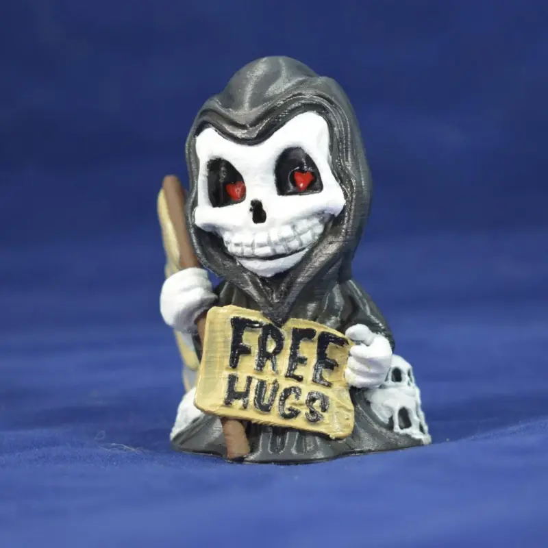 Halloween Reaper Death Statue Artware Decorations Ornaments tag1
