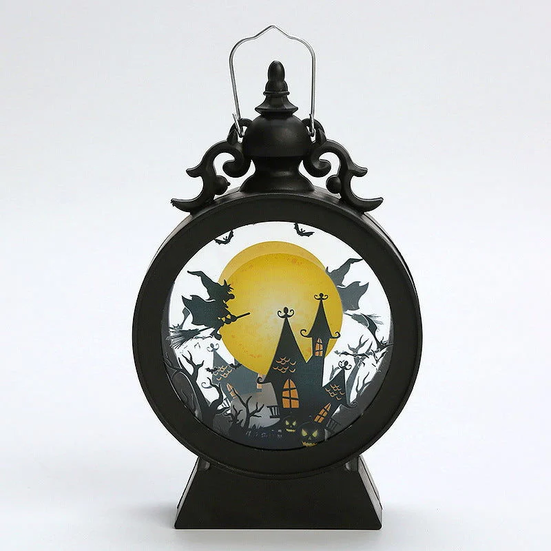 Halloween Retro Candle Portable Storm Lantern -  - #tag1#