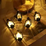 Halloween Retro Kerosene Lamp Style Holiday Room Decorative String Lights tag1